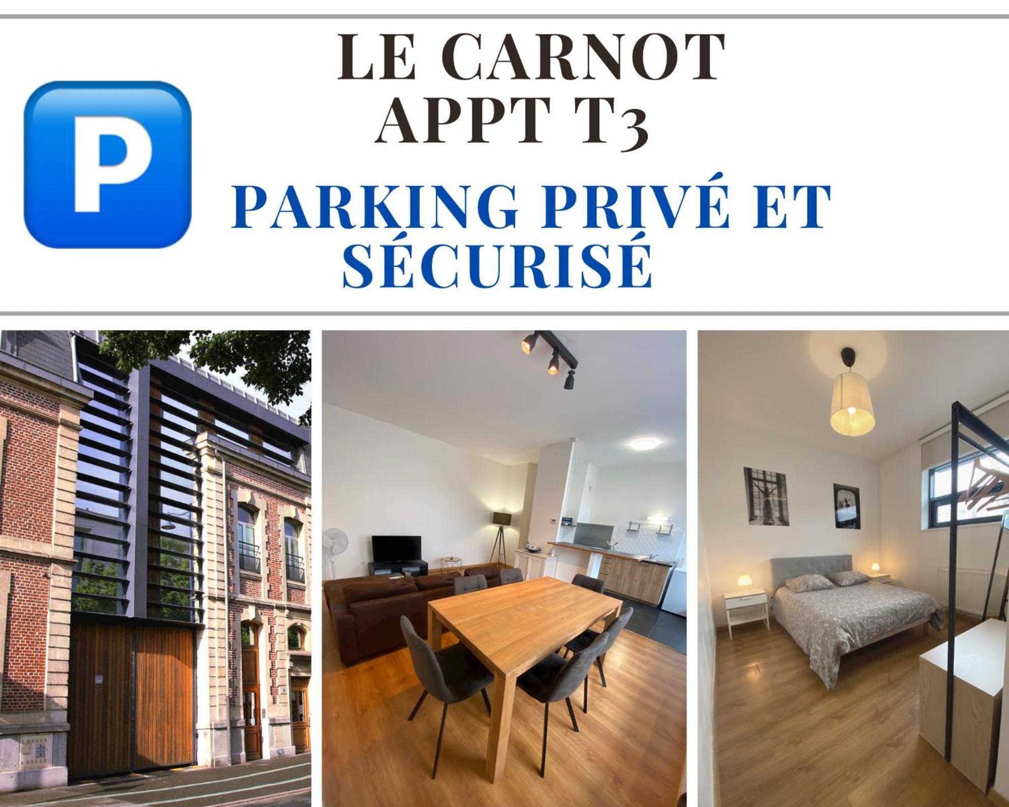 Le Carnot Appartement Avec 2 Chambres Separes Et Parking Privatif Et Securise Аррас Экстерьер фото